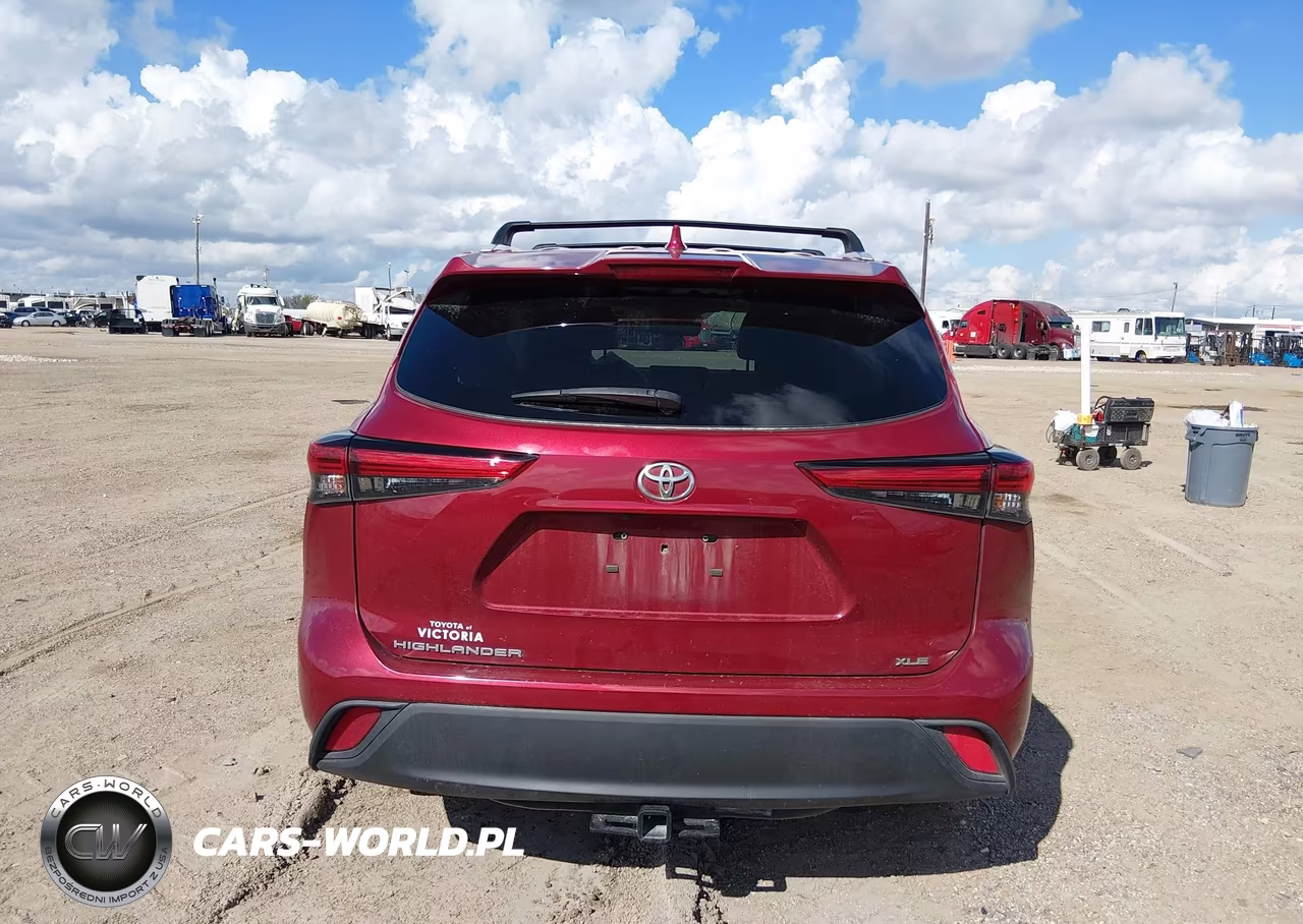 2022 Toyota Highlander Xle VIN:5TDGZRAH0NS115635 - 16