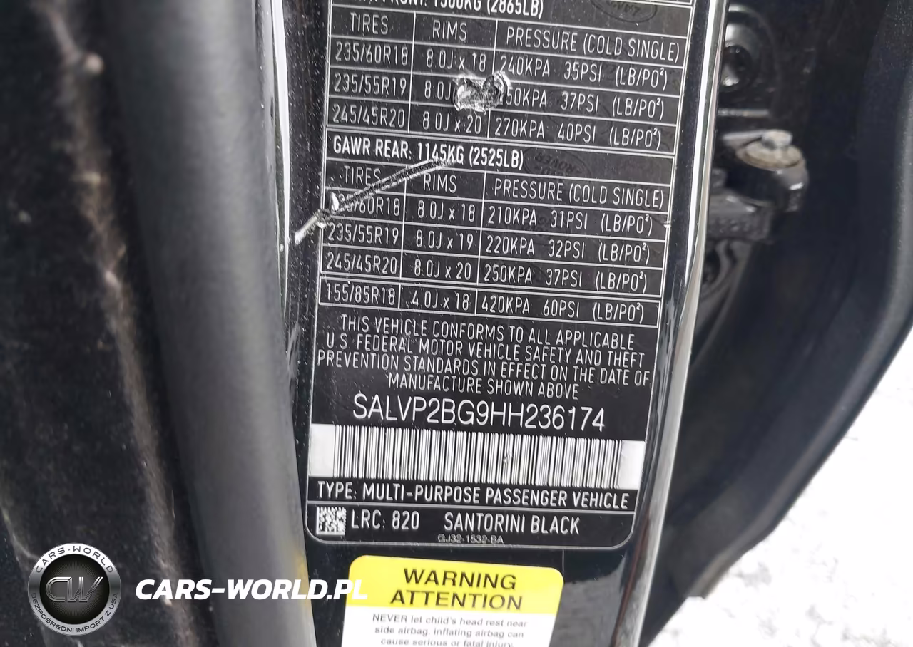 2017 Land Rover Range Rover Evoque Se-Se Premium VIN:SALVP2BG9HH236174 - 9