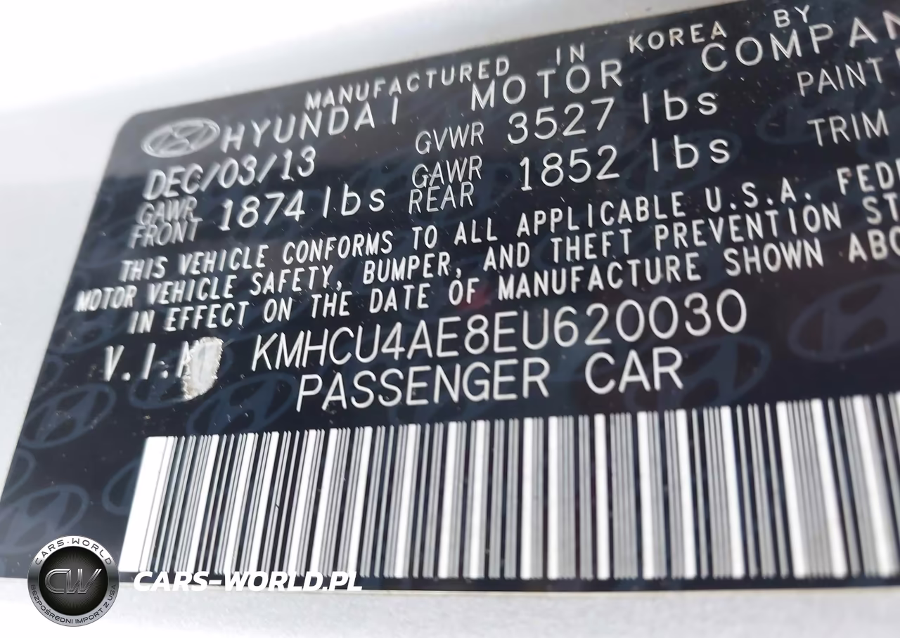 2014 Hyundai Accent Gls VIN:KMHCU4AE8EU620030 - 9