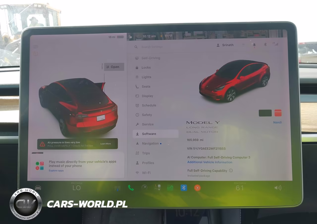 2021 Tesla Model Y Long Range Dual Motor All-Wheel Drive VIN:5YJYGAEE2MF211555 - 7