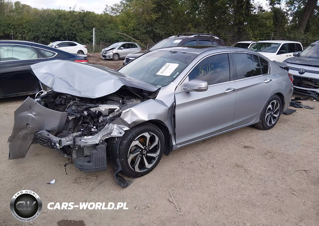 2017 Honda Accord Ex-L V6 VIN:1HGCR3F86HA033013 - 2