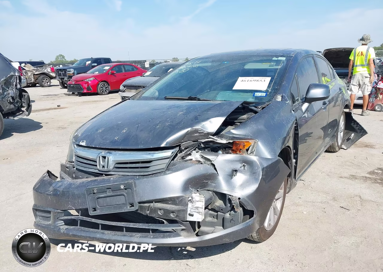2012 Honda Civic Ex-L VIN:19XFB2F98CE047682 - 2