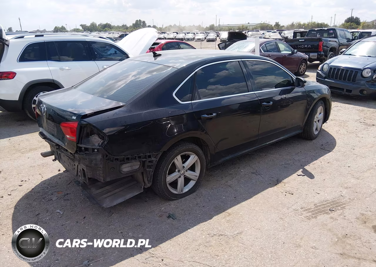 2013 Volkswagen Passat 2.5L Se VIN:1VWBH7A35DC068251 - 4
