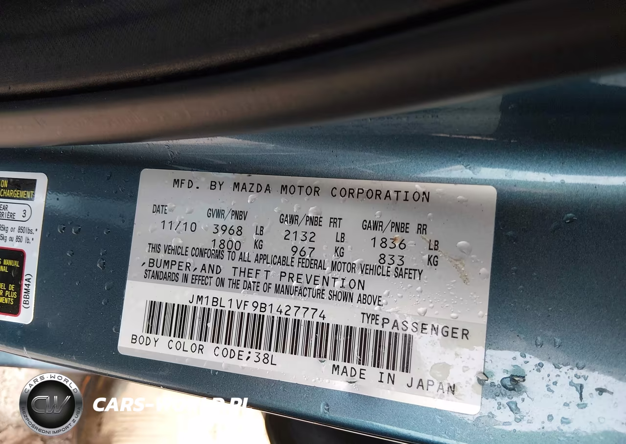 2011 Mazda Mazda3 I Touring VIN:JM1BL1VF9B1427774 - 9