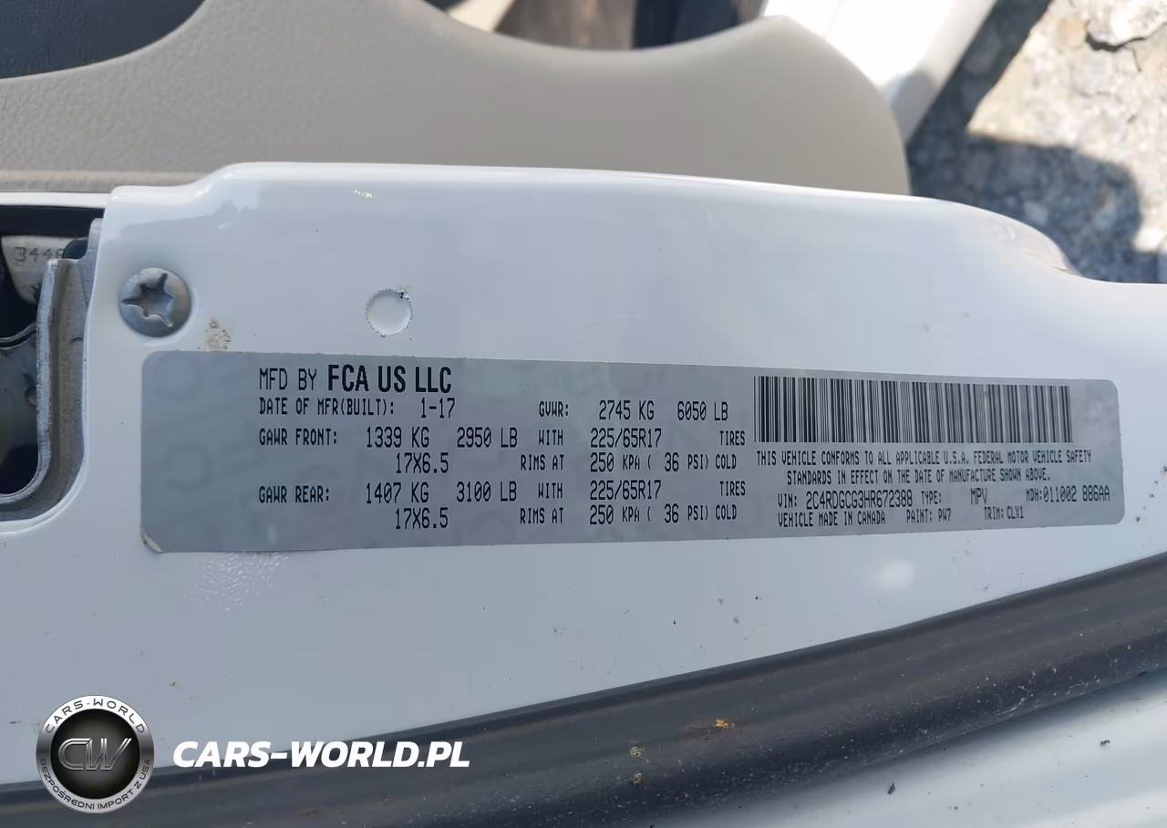 2017 Dodge Grand Caravan Sxt VIN:2C4RDGCG3HR672388 - 9