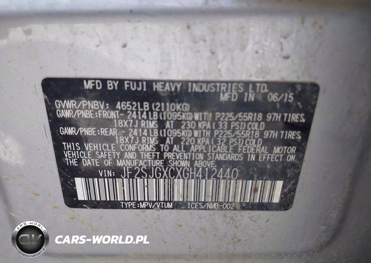 2016 Subaru Forester 2.0Xt Touring VIN:JF2SJGXCXGH412440 - 9