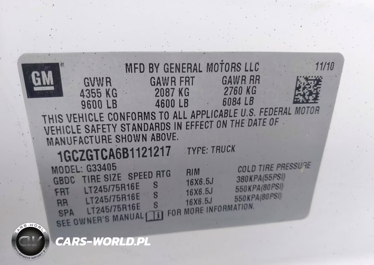 2011 Chevrolet Express 3500 Work Van VIN:1GCZGTCA6B1121217 - 9