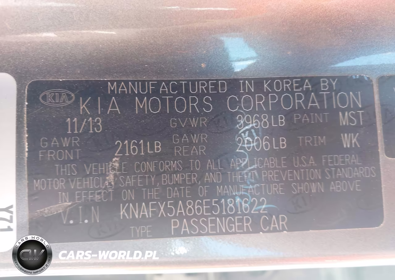 2014 Kia Forte Ex VIN:KNAFX5A86E5181622 - 9