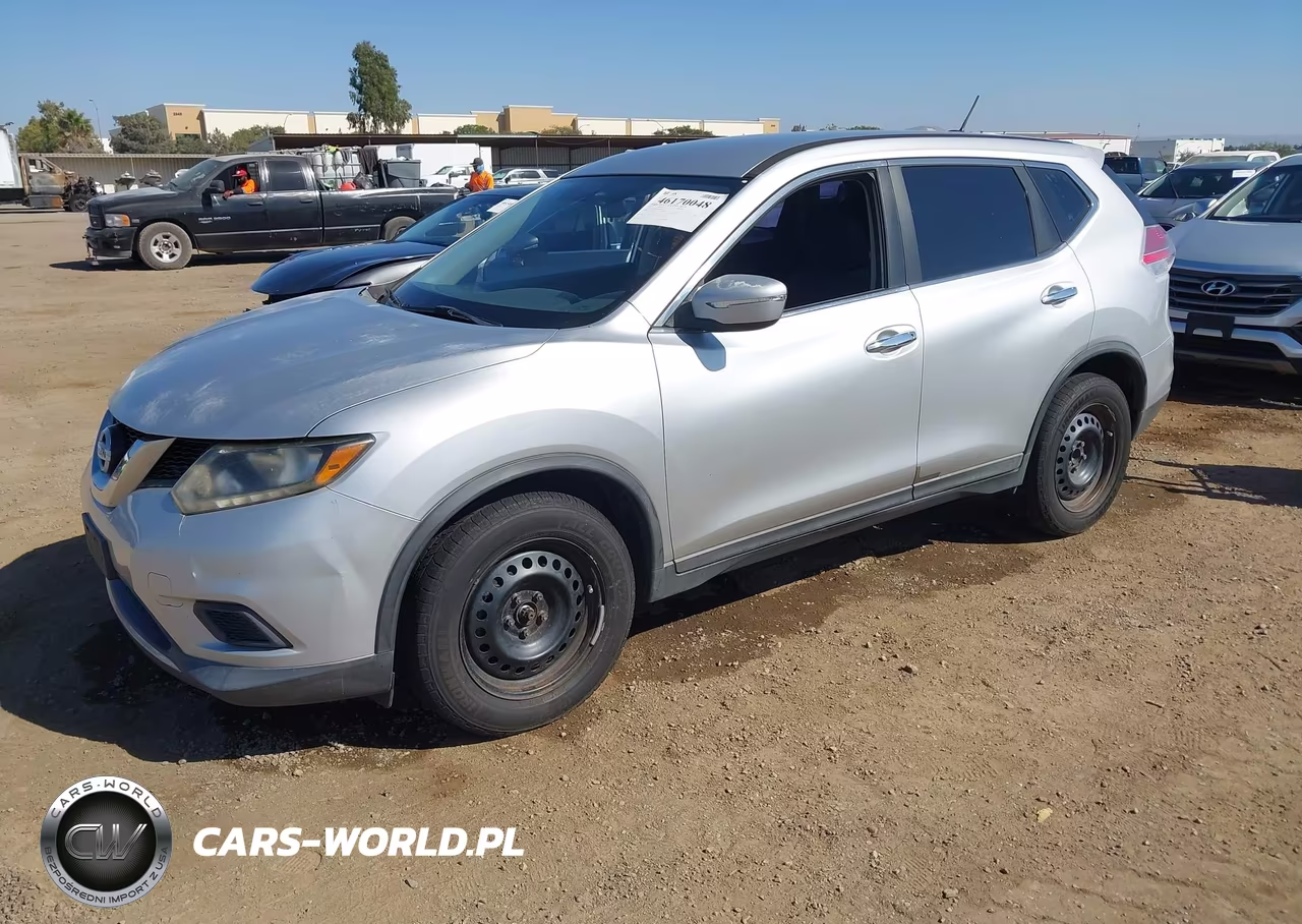 2015 Nissan Rogue S VIN:KNMAT2MT6FP585629 - 2