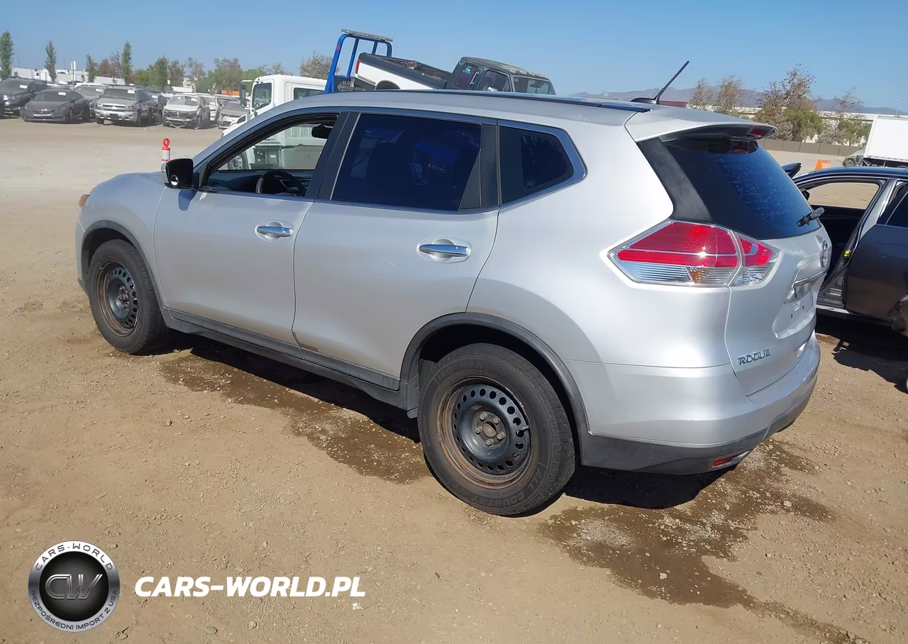2015 Nissan Rogue S VIN:KNMAT2MT6FP585629 - 3