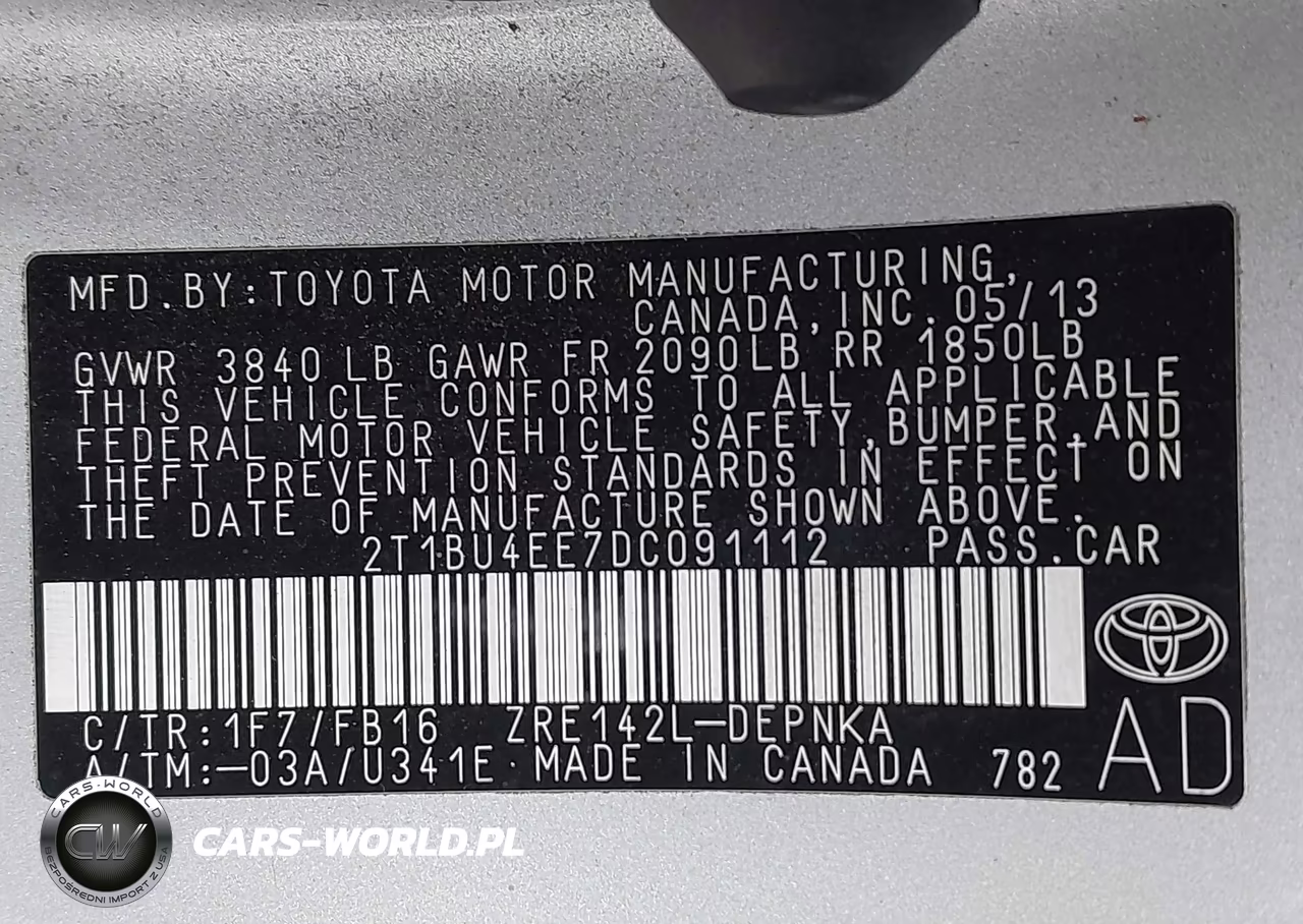 2013 Toyota Corolla Le VIN:2T1BU4EE7DC091112 - 9