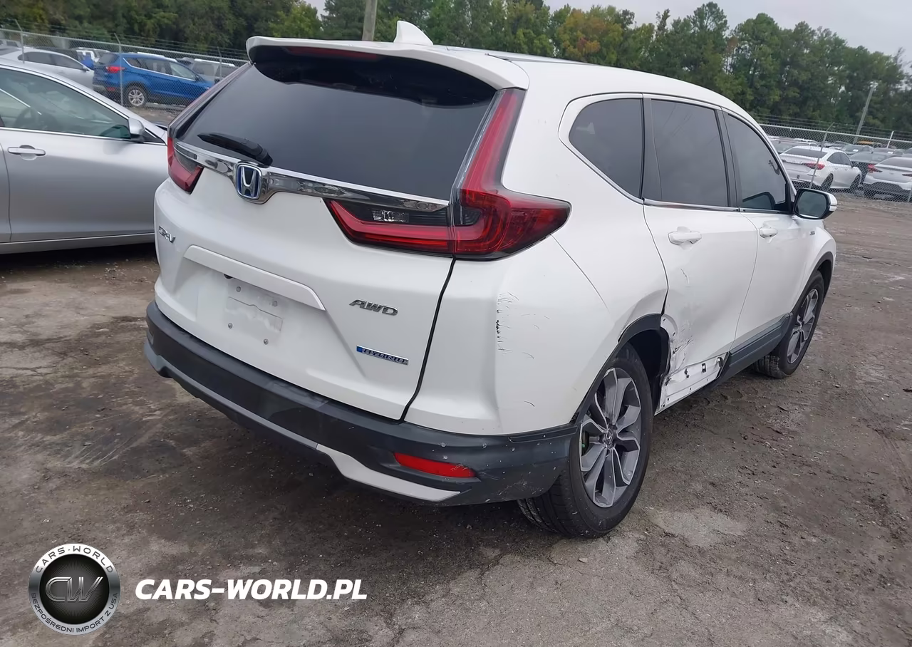 2021 Honda Cr-V Hybrid Ex-L VIN:7FART6H86ME014086 - 4