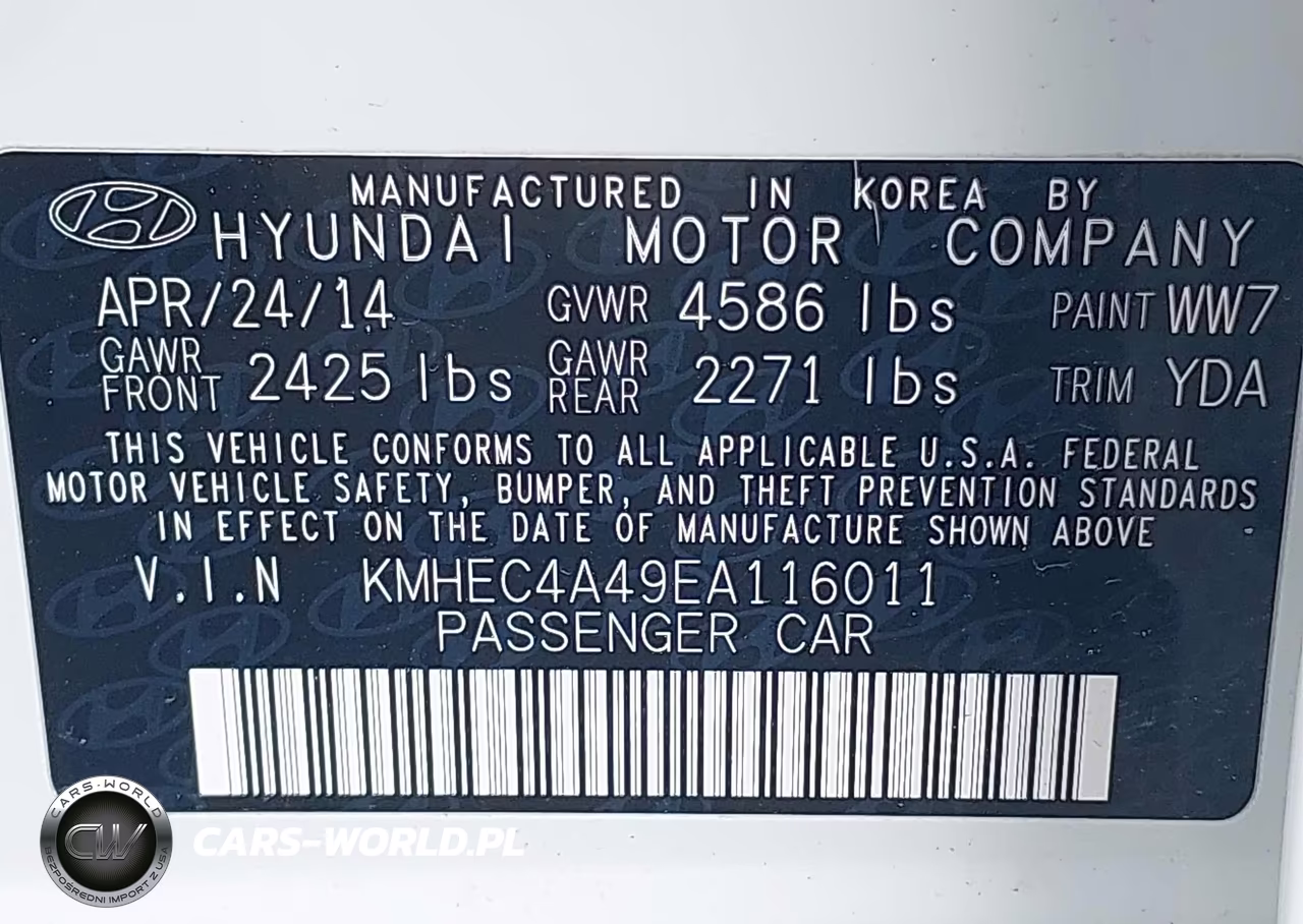 2014 Hyundai Sonata Hybrid Limited VIN:KMHEC4A49EA116011 - 9