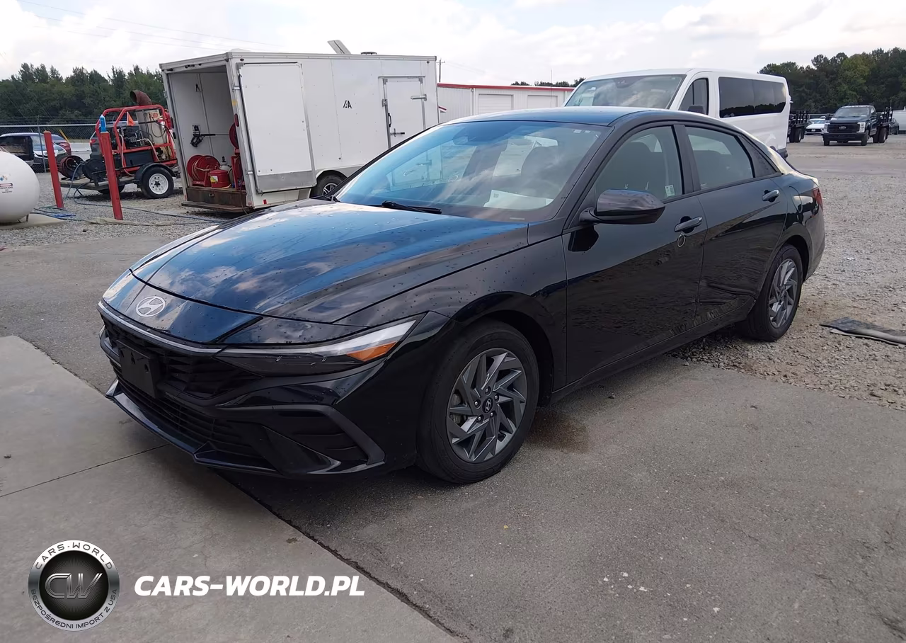 2024 Hyundai Elantra Hybrid Blue VIN:KMHLM4DJ9RU104080 - 2