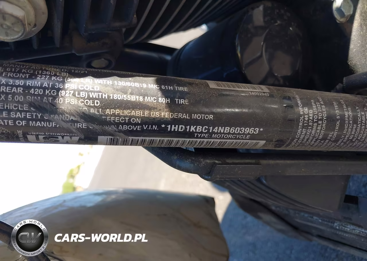 2022 Harley-Davidson Flhx VIN:1HD1KBC14NB603963 - 10