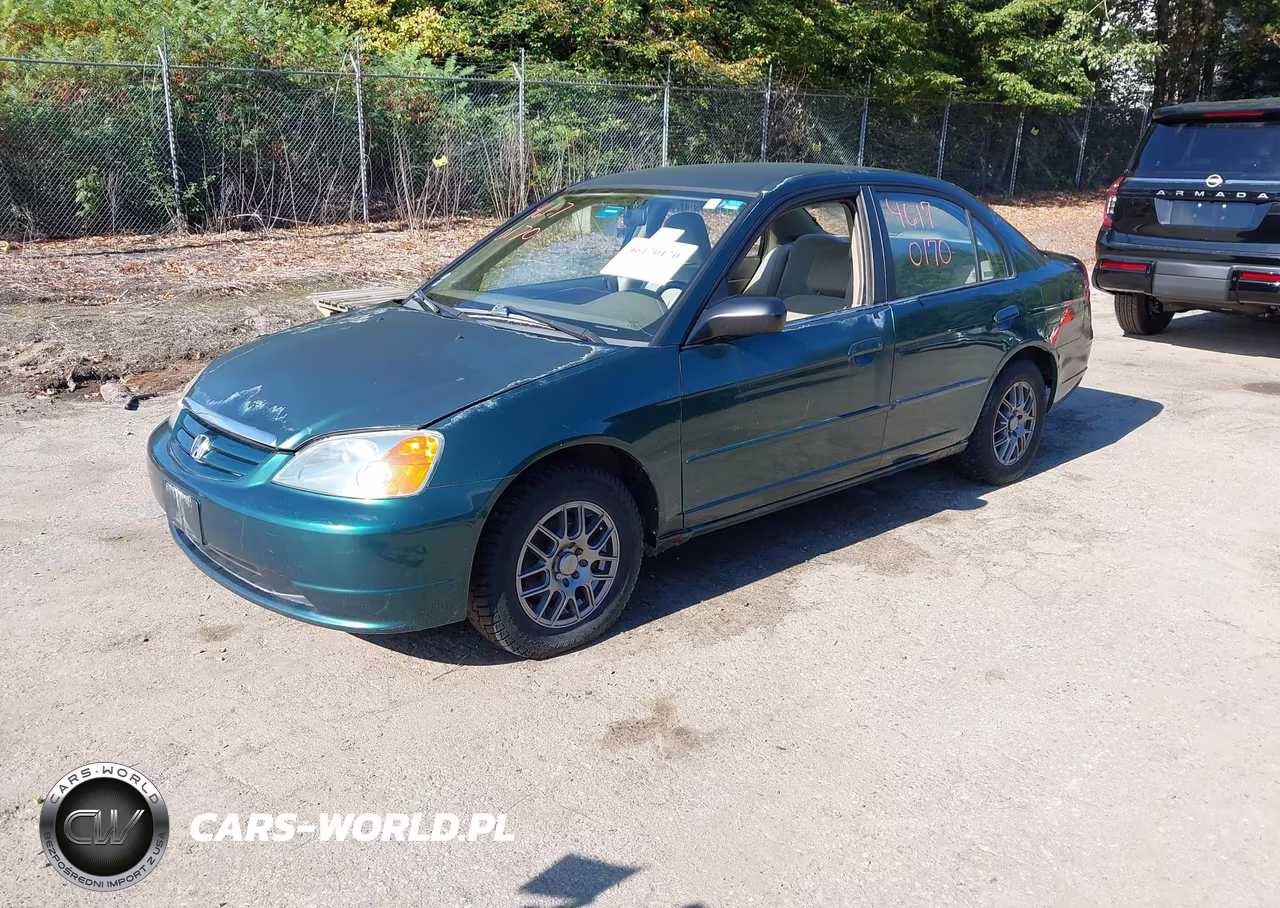2002 Honda Civic Lx VIN:2HGES16592H522652 - 2
