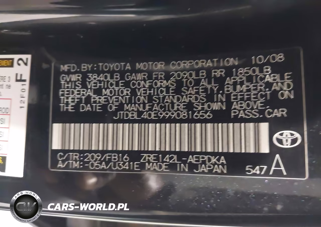 2009 Toyota Corolla Le-Xle VIN:JTDBL40E999081656 - 9