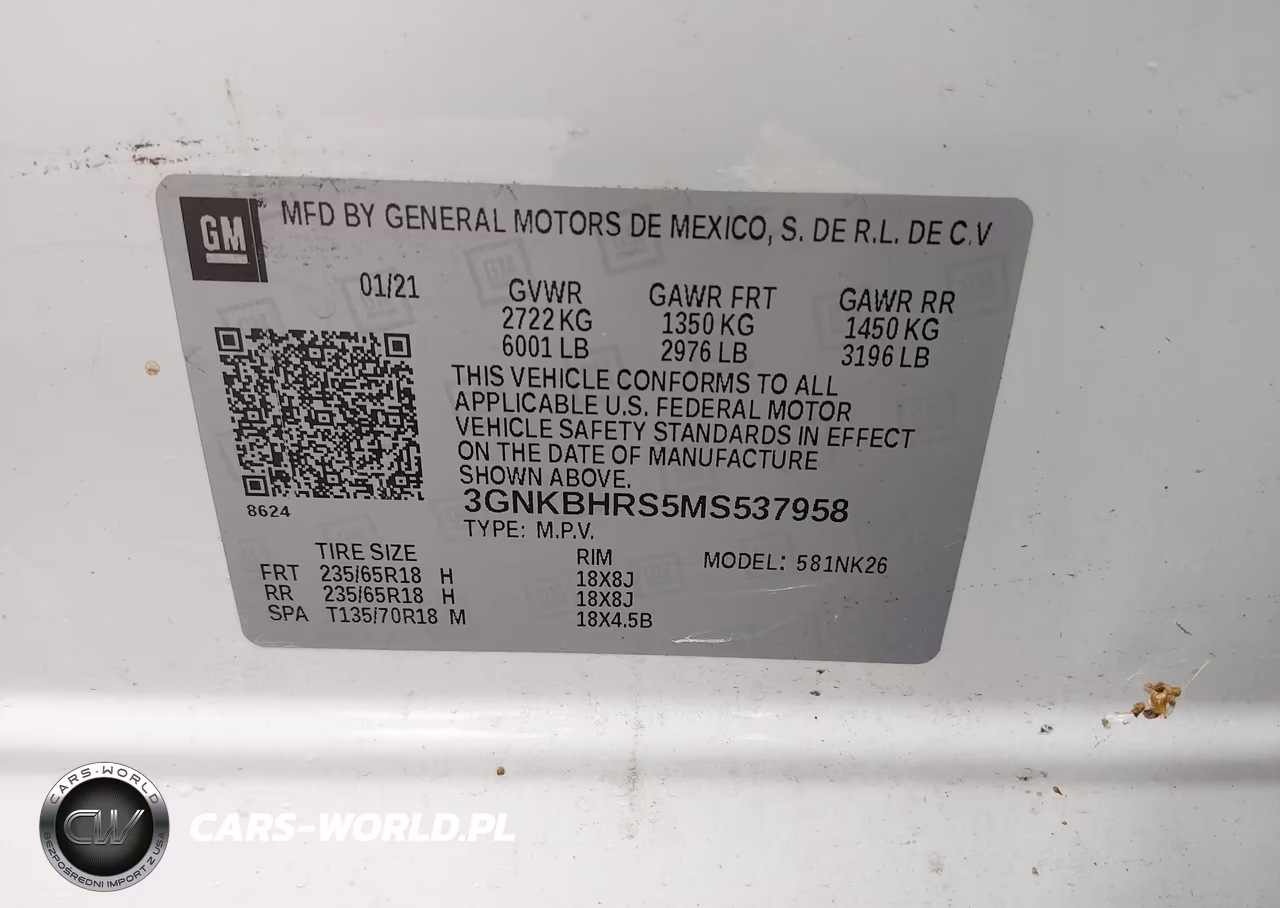2021 Chevrolet Blazer Awd 2Lt VIN:3GNKBHRS5MS537958 - 9