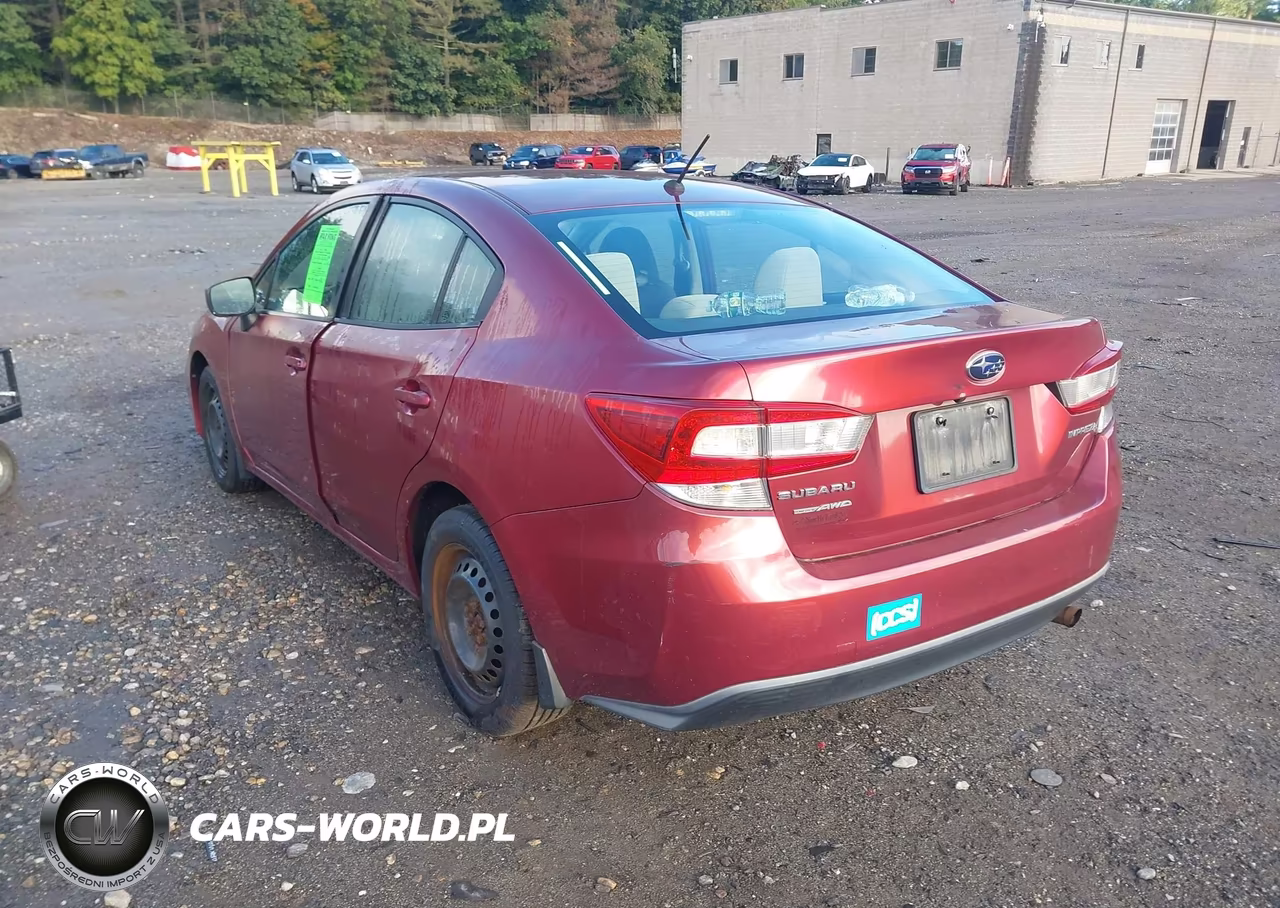 2019 Subaru Impreza 2.0I VIN:4S3GKAA68K3612143 - 3