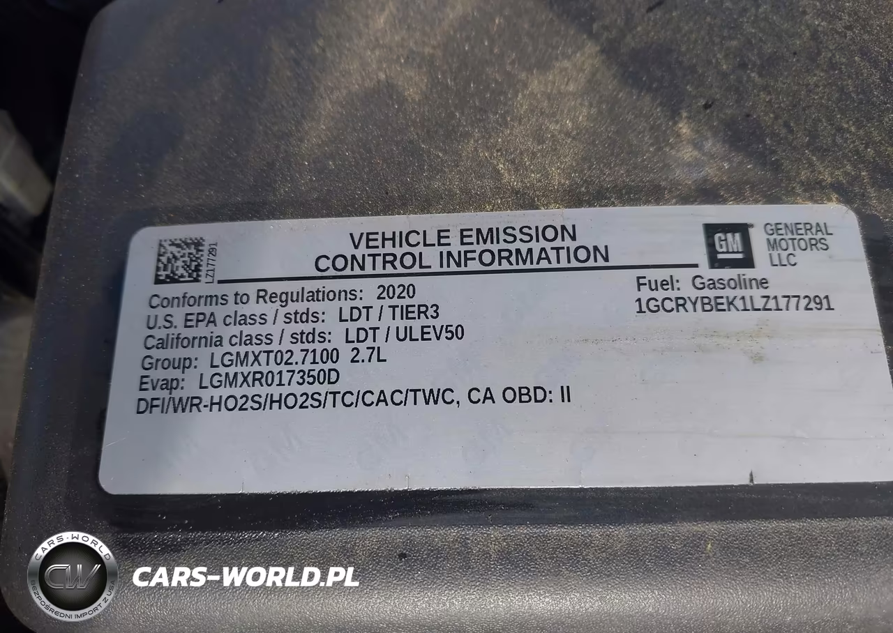 2020 Chevrolet Silverado 1500 4Wd Standard Bed Custom VIN:1GCRYBEK1LZ177291 - 19