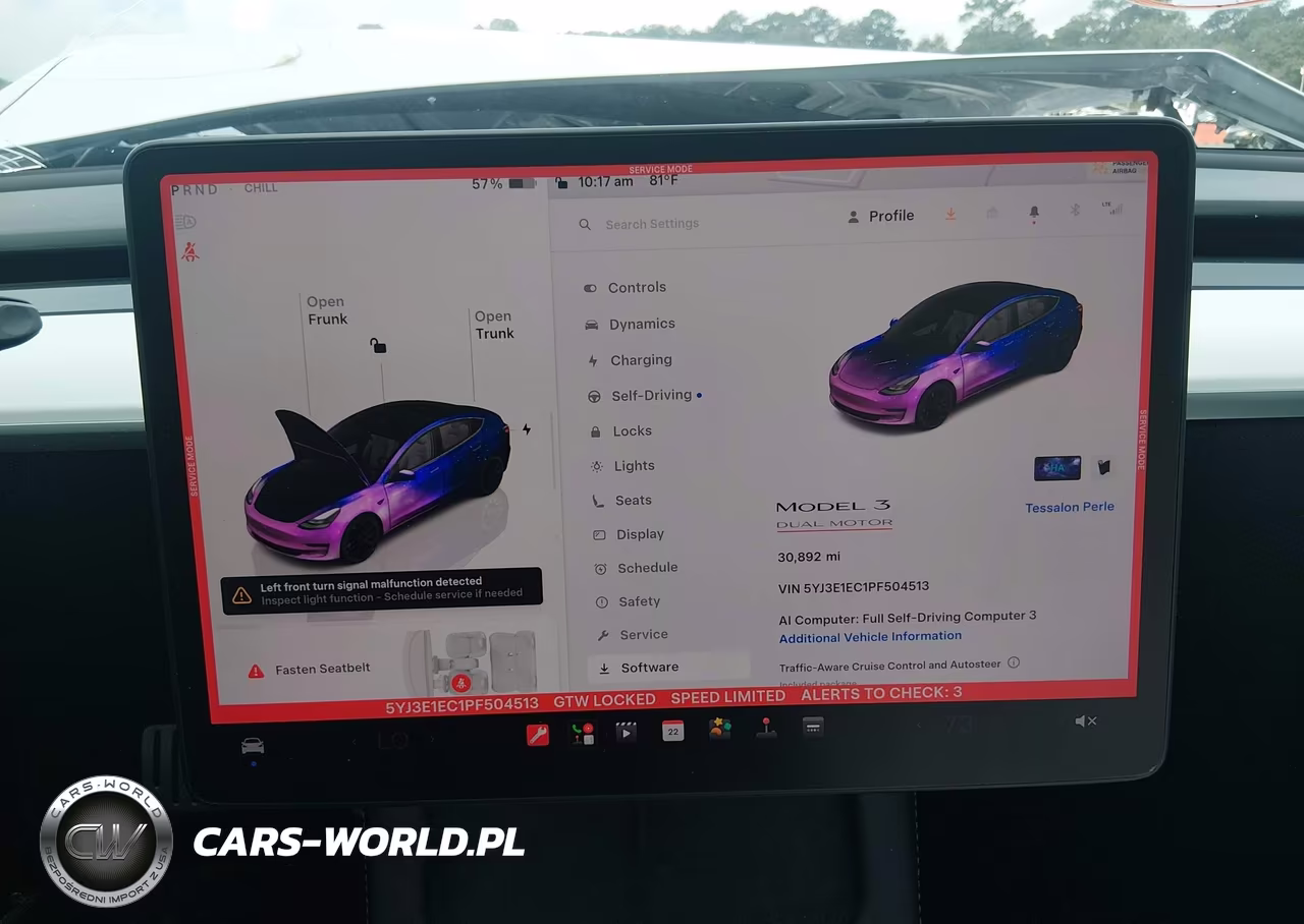 2023 Tesla Model 3 Performance Dual Motor All-Wheel Drive VIN:5YJ3E1EC1PF504513 - 7