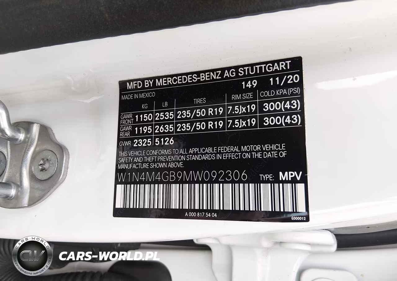 2021 Mercedes-Benz Glb 250 VIN:W1N4M4GB9MW092306 - 9
