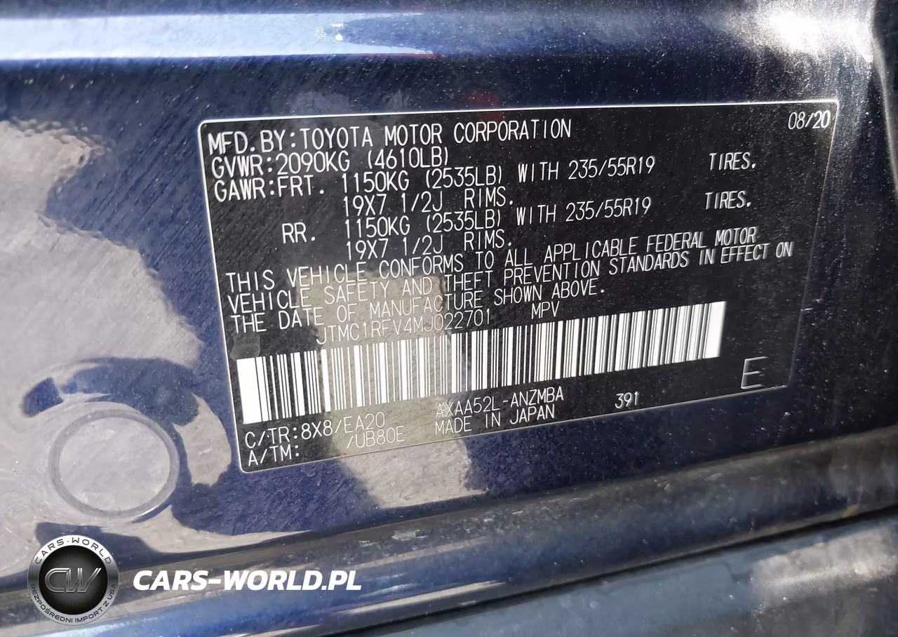 2021 Toyota Rav4 Xle Premium VIN:JTMC1RFV4MJ022701 - 9