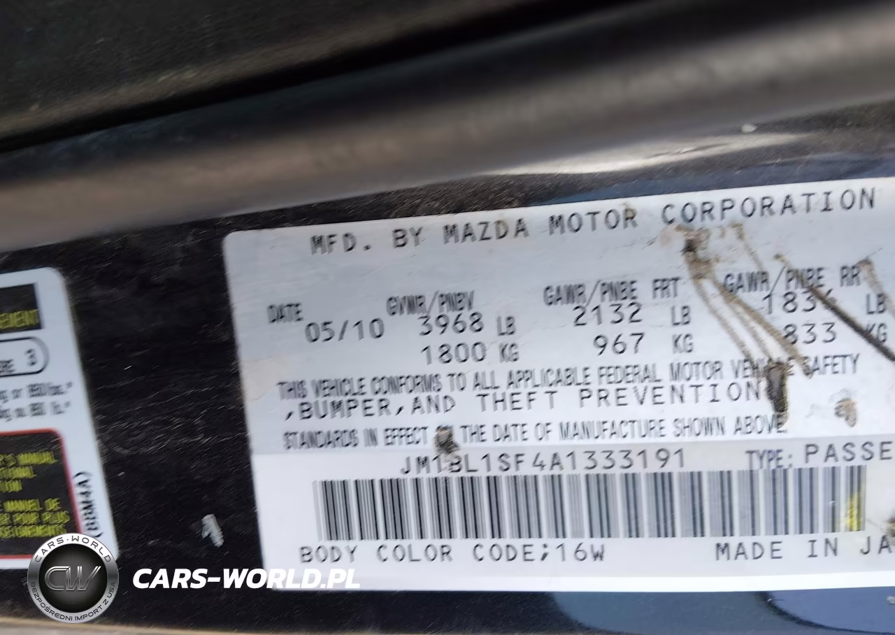 2010 Mazda Mazda3 I Touring VIN:JM1BL1SF4A1333191 - 9