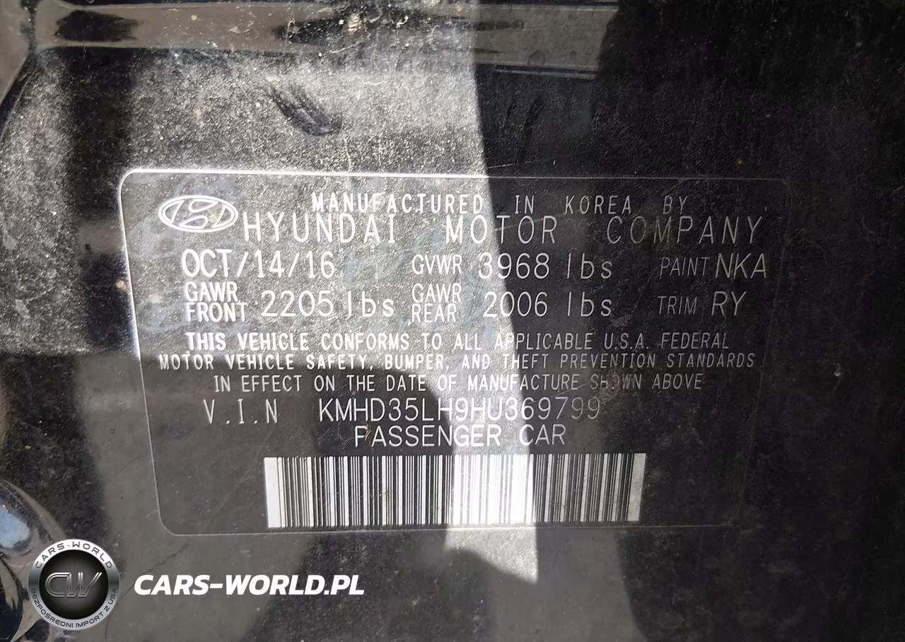 2017 Hyundai Elantra Gt VIN:KMHD35LH9HU369799 - 9