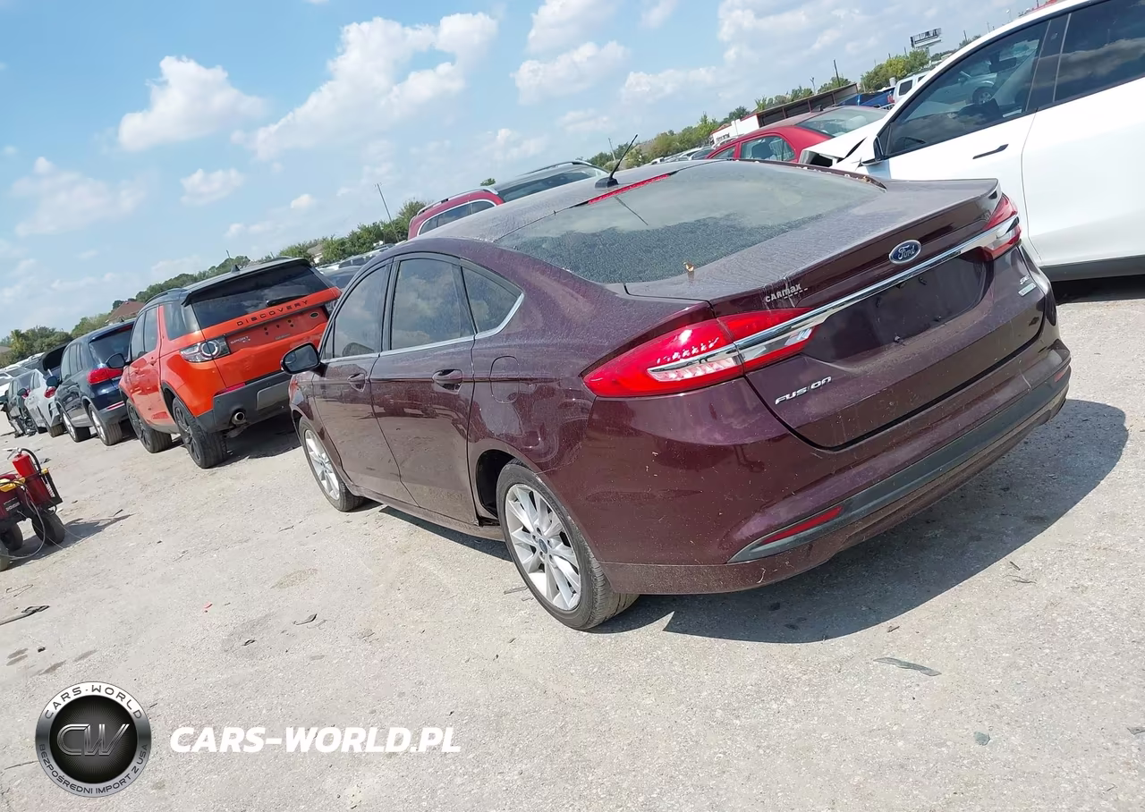 2017 Ford Fusion Se VIN:3FA6P0HD0HR320370 - 3