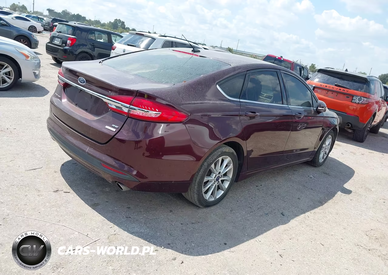 2017 Ford Fusion Se VIN:3FA6P0HD0HR320370 - 4