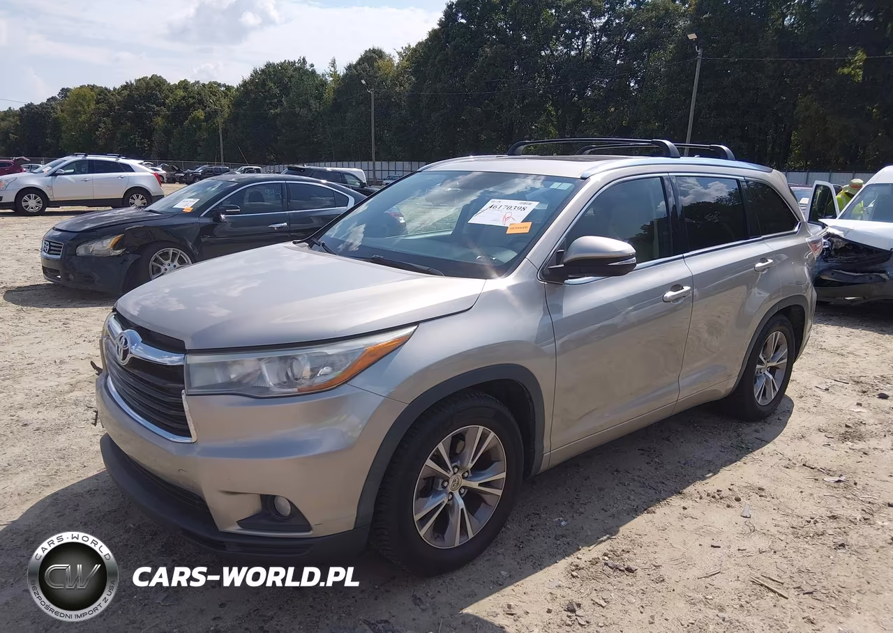 2015 Toyota Highlander Xle V6 VIN:5TDKKRFH1FS066504 - 2