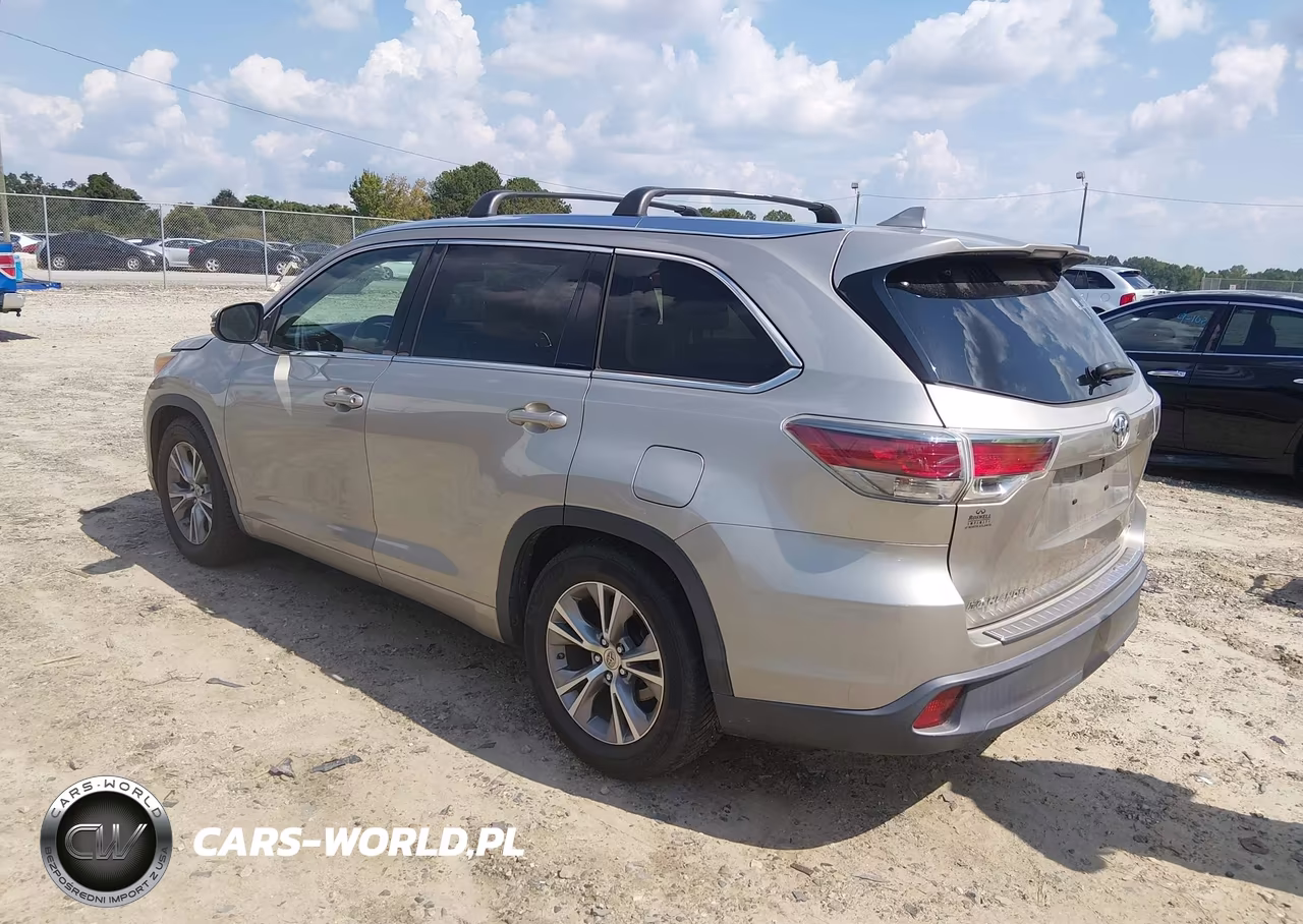 2015 Toyota Highlander Xle V6 VIN:5TDKKRFH1FS066504 - 3