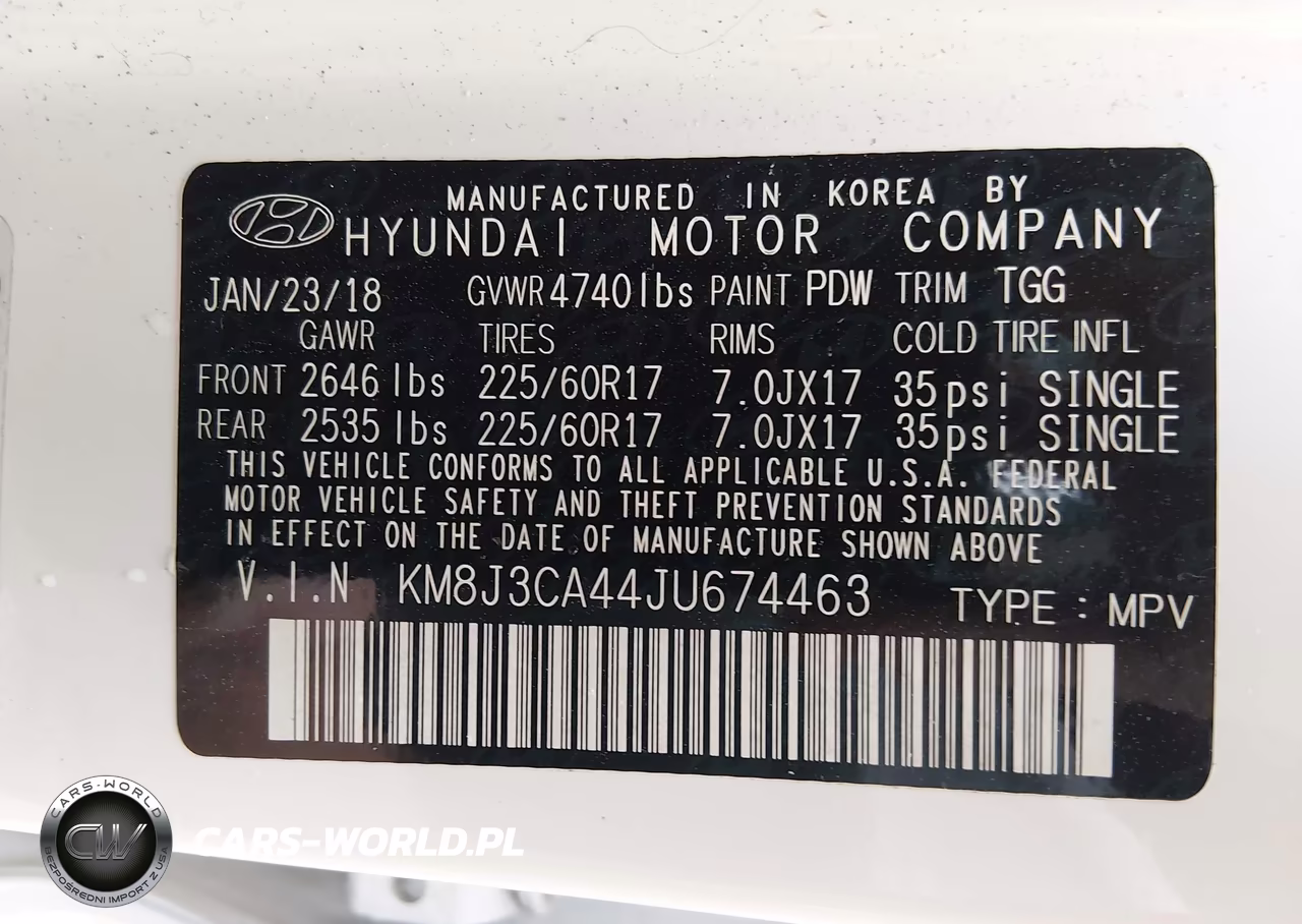 2018 Hyundai Tucson Sel VIN:KM8J3CA44JU674463 - 9