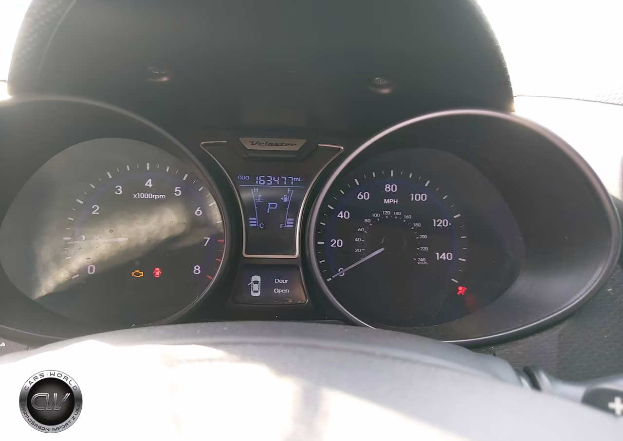 2014 Hyundai Veloster Turbo W-Blue VIN:KMHTC6AE6EU206873 - 7
