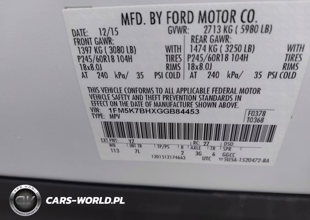 2016 Ford Explorer VIN:1FM5K7BHXGGB84453 - 9