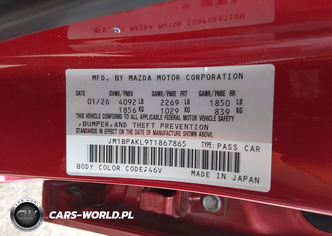 2026 Mazda Mazda3 2.5 S Select Sport VIN:JM1BPAKL9T1867865 - 9