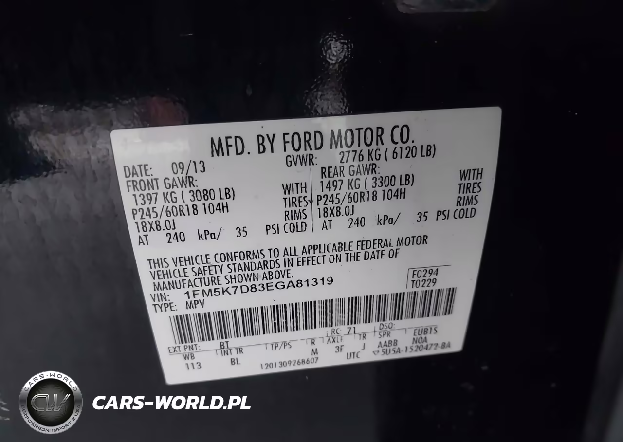 2014 Ford Explorer Xlt VIN:1FM5K7D83EGA81319 - 9