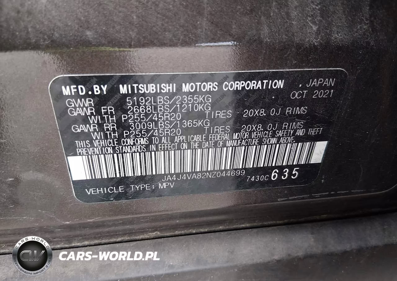 2022 Mitsubishi Outlander Sel-Sel Launch Edition S-Awc-Sel Special Edition VIN:JA4J4VA82NZ044699 - 9