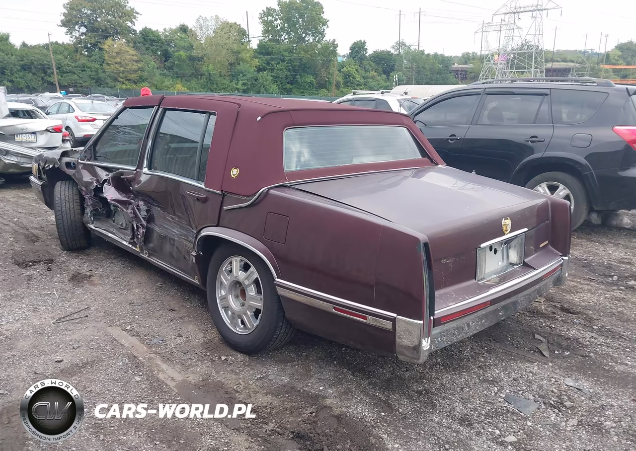 1993 Cadillac Deville VIN:1G6CD53B9P4309886 - 3