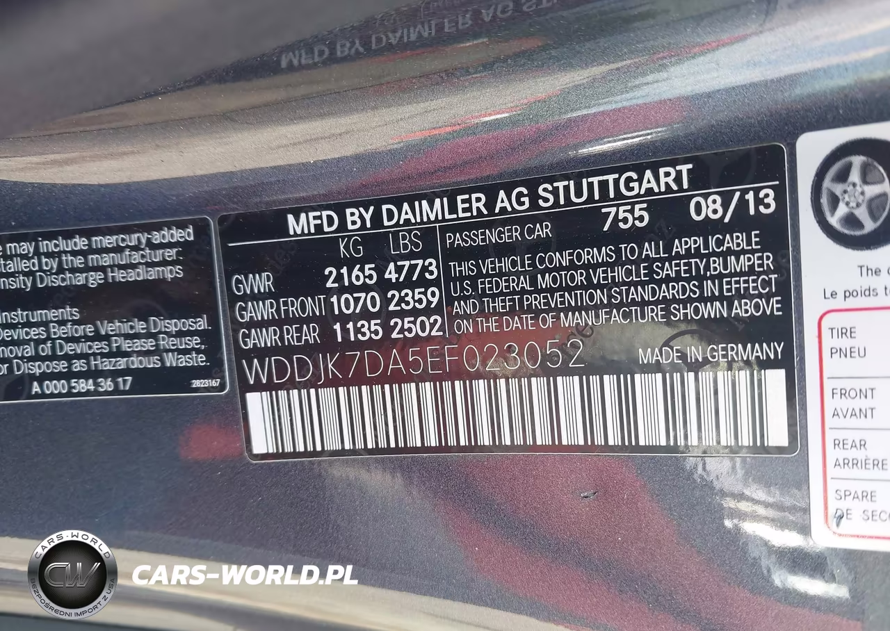 2014 Mercedes-Benz Sl 550 VIN:WDDJK7DA5EF023052 - 9