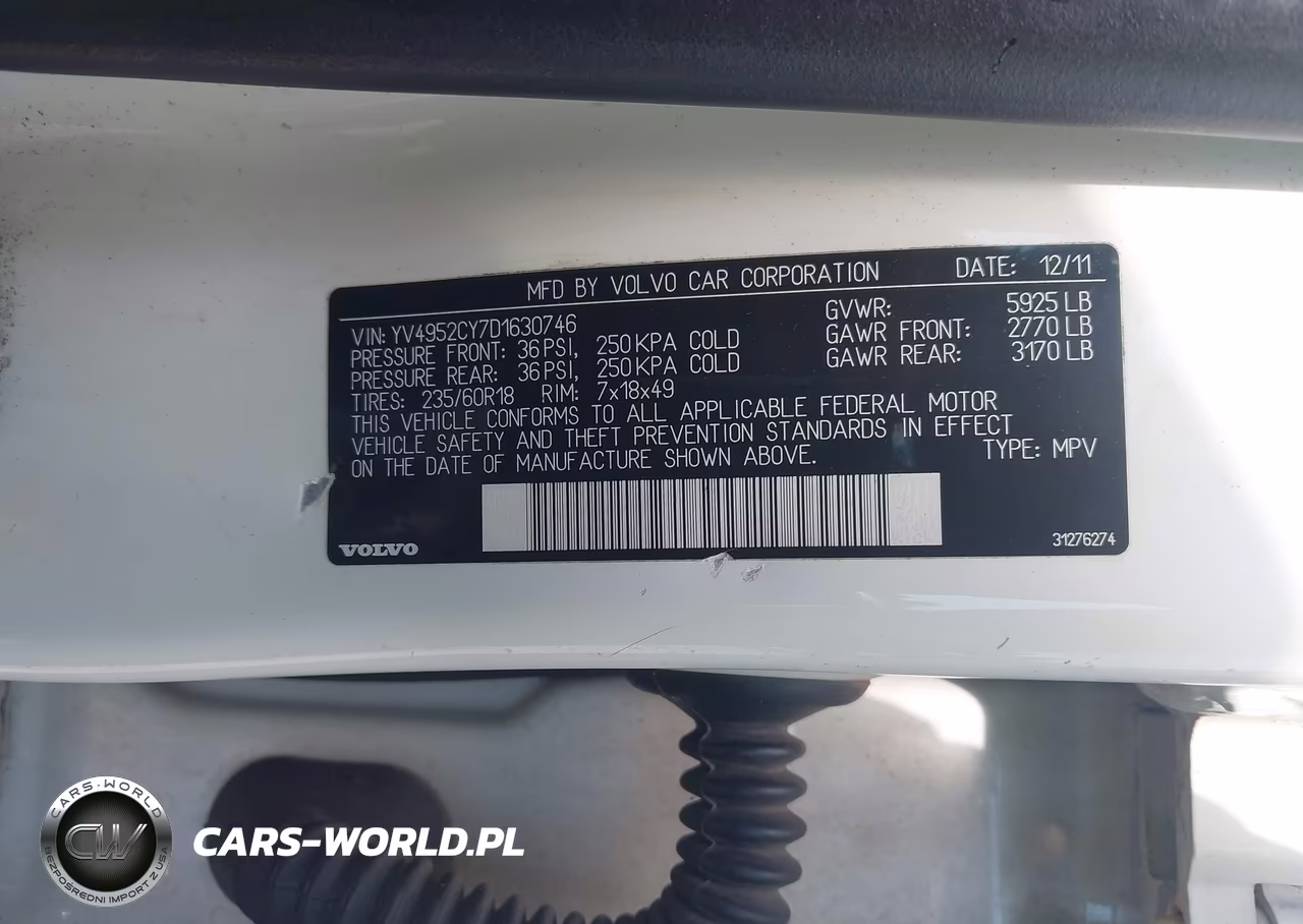 2013 Volvo Xc90 3.2-3.2 Platinum-3.2 Premier Plus VIN:YV4952CY7D1630746 - 9