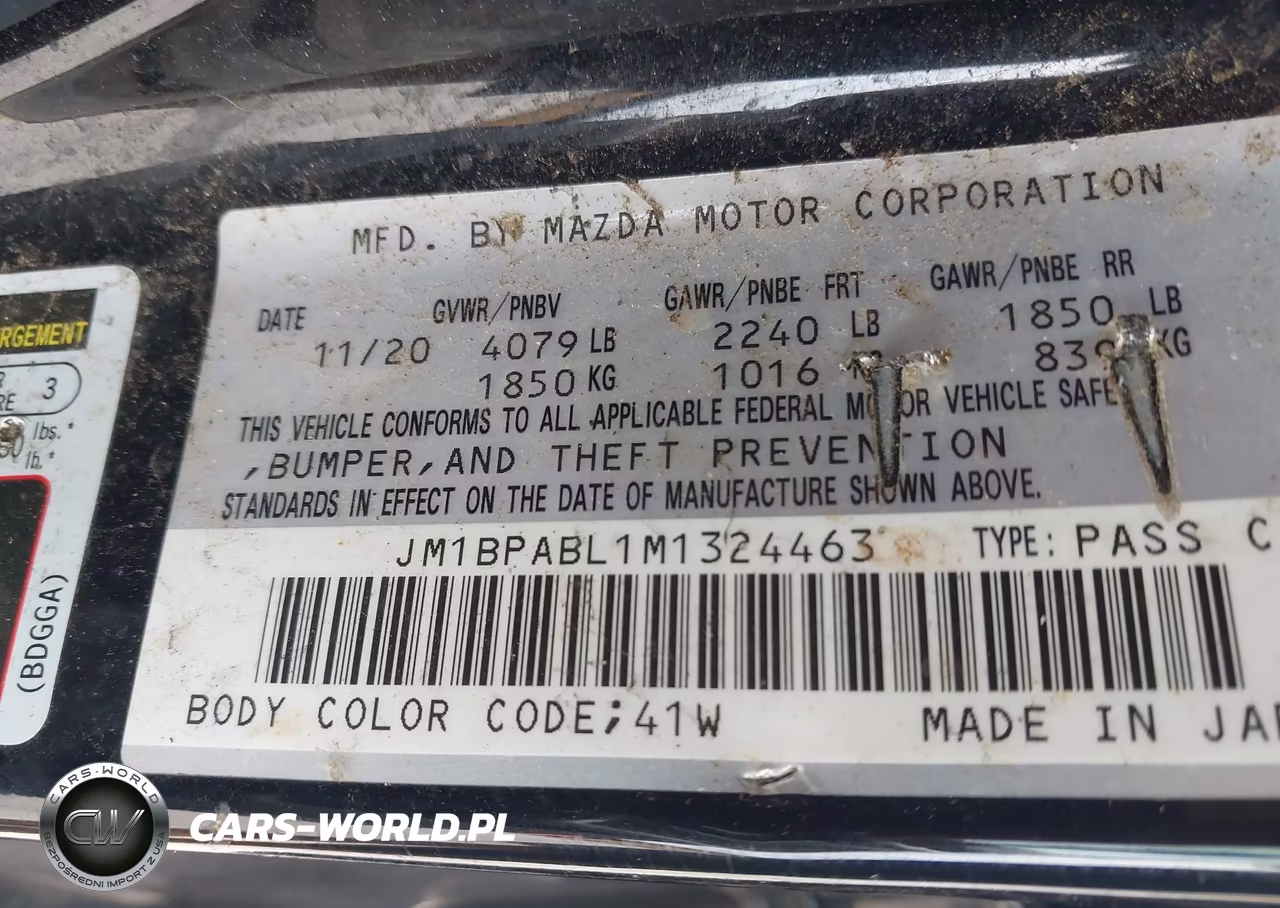 2021 Mazda Mazda3 Select VIN:JM1BPABL1M1324463 - 9