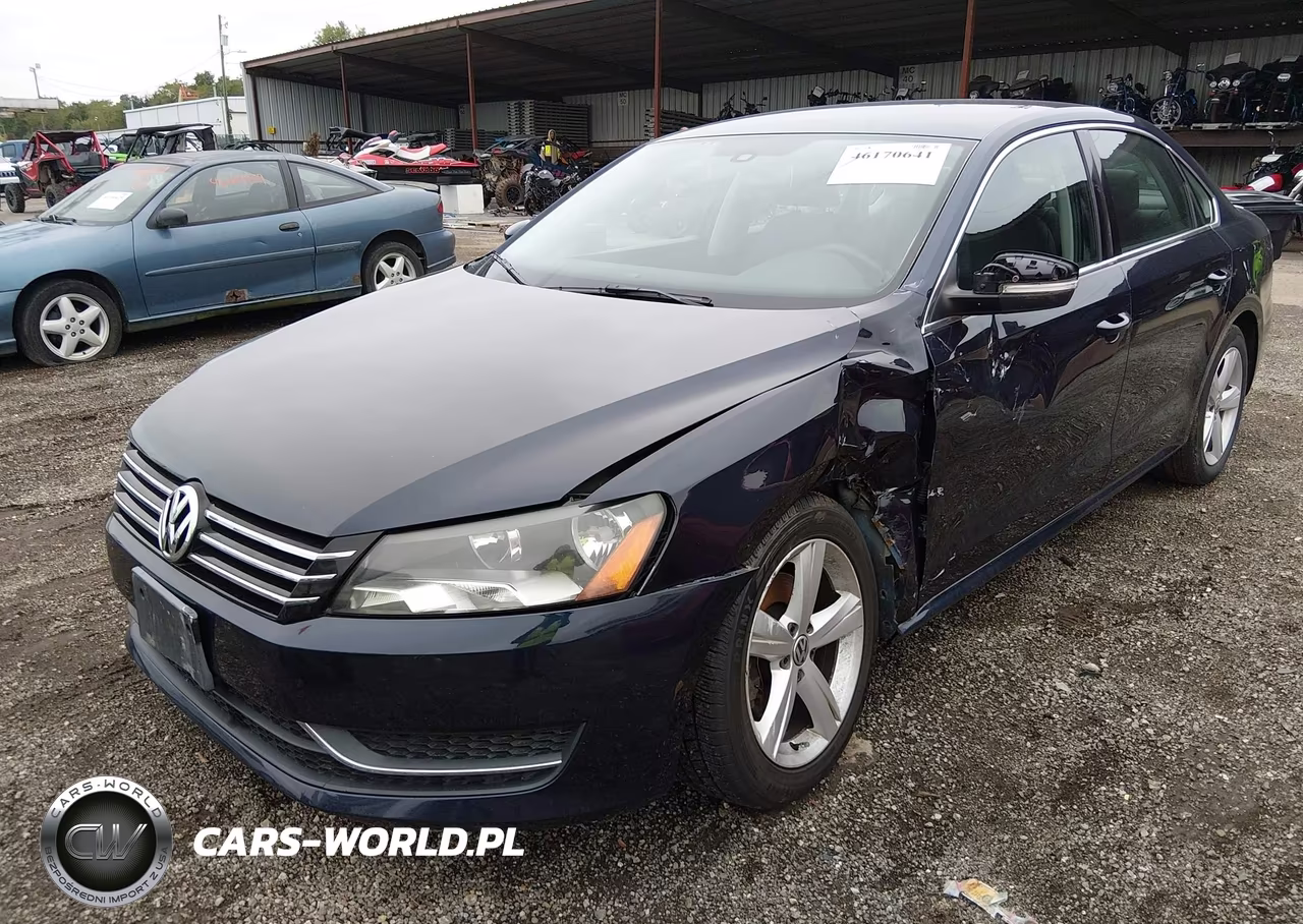 2014 Volkswagen Passat Se VIN:1VWBP7A36EC007074 - 2