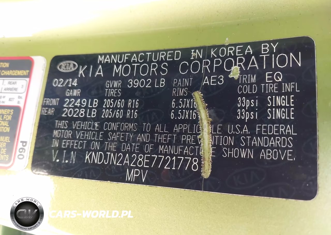 2014 Kia Soul VIN:KNDJN2A28E7721778 - 9