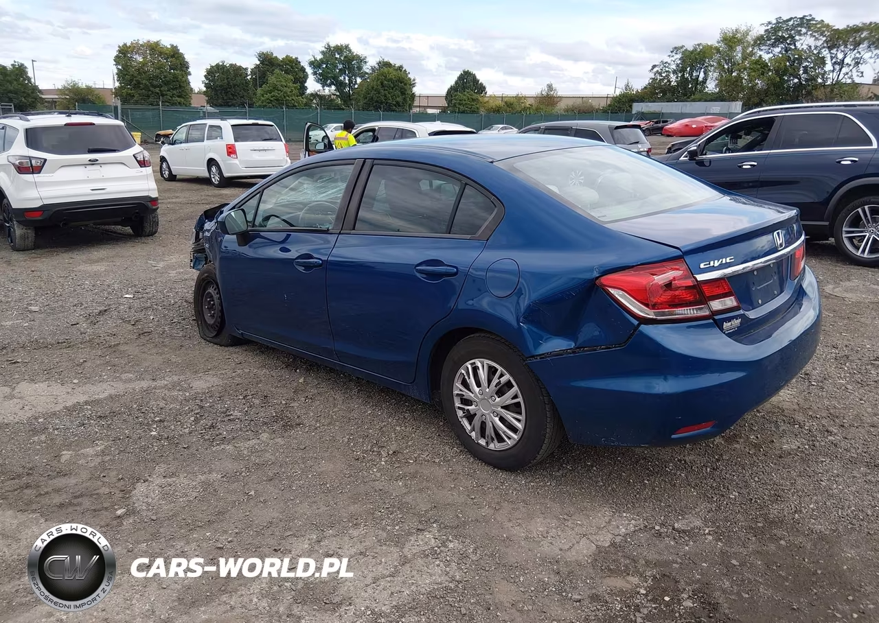 2014 Honda Civic Lx VIN:2HGFB2F58EH512516 - 3