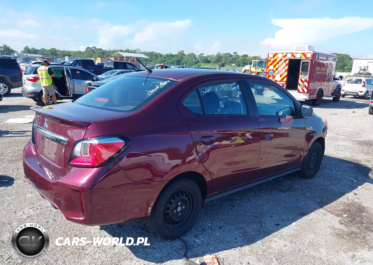 2022 Mitsubishi Mirage G4 Es VIN:ML32FUFJ5NHF06016 - 4