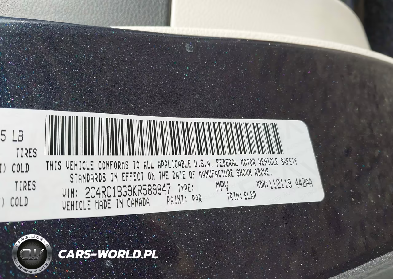 2019 Chrysler Pacifica Touring L VIN:2C4RC1BG9KR589847 - 9