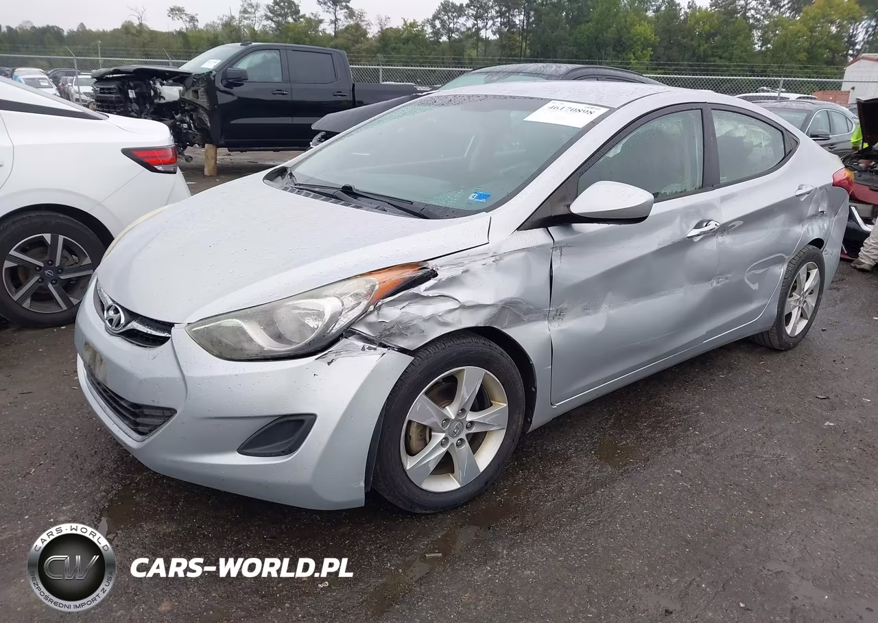 2013 Hyundai Elantra Gls VIN:5NPDH4AE8DH316993 - 2