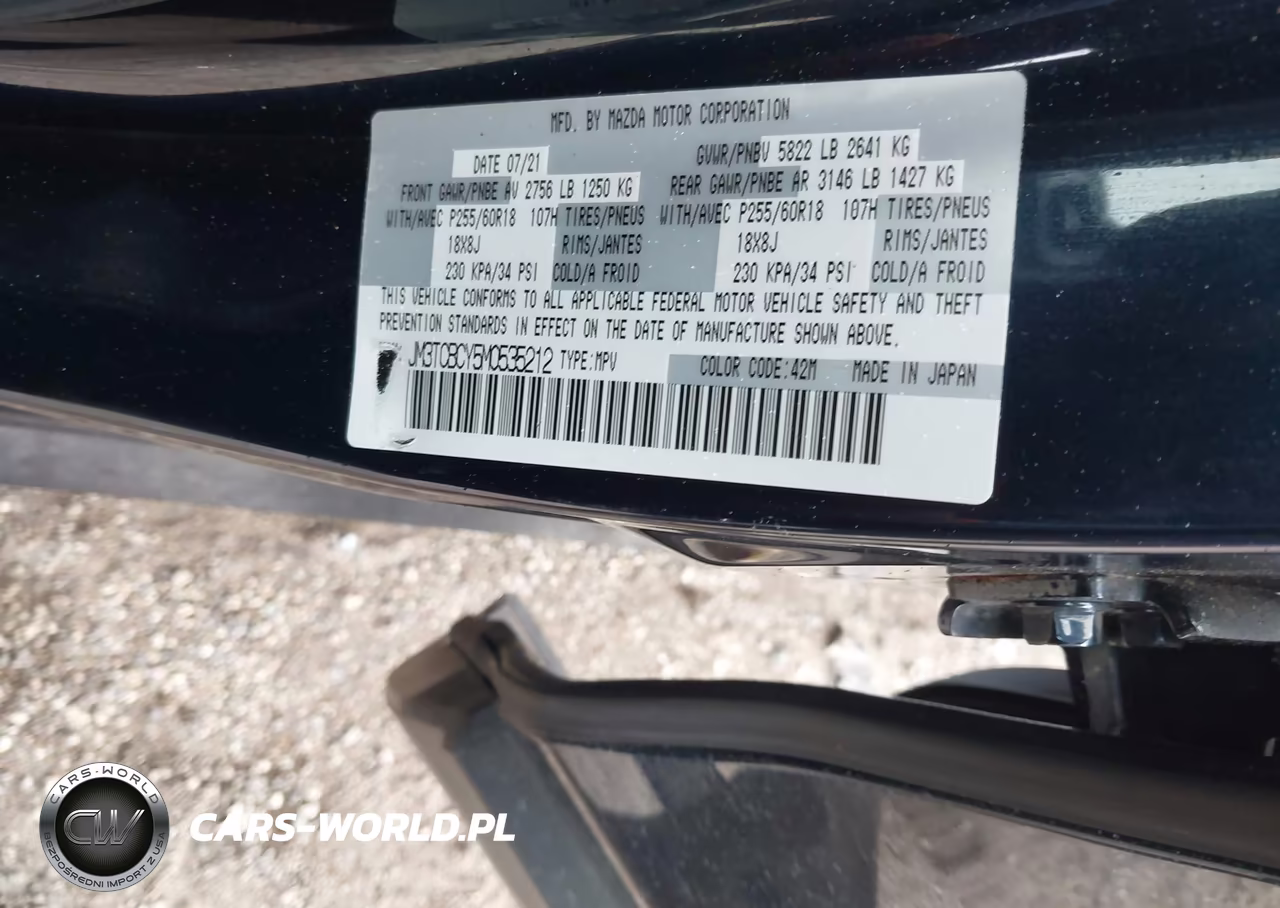 2021 Mazda Cx-9 Touring VIN:JM3TCBCY5M0535212 - 9